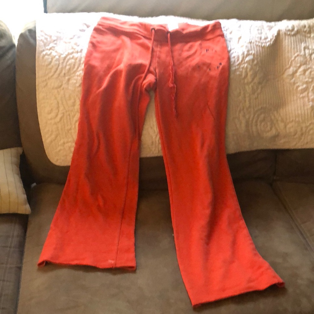 no boundaries orange sweats medium